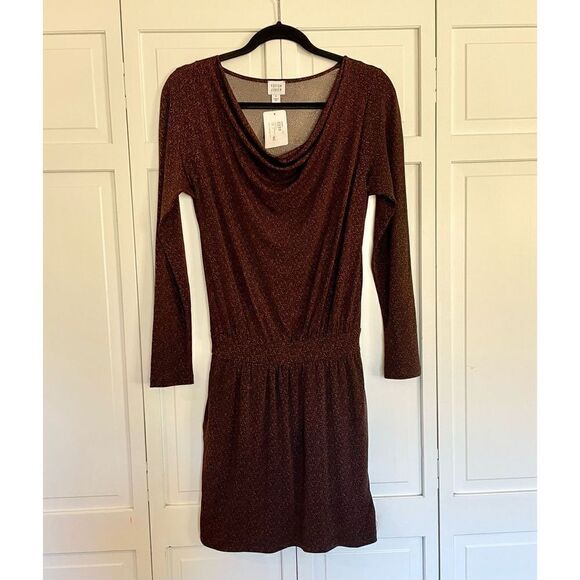 Evereve nwt Peyton Jensen draped front dress small - Picture 2 of 10